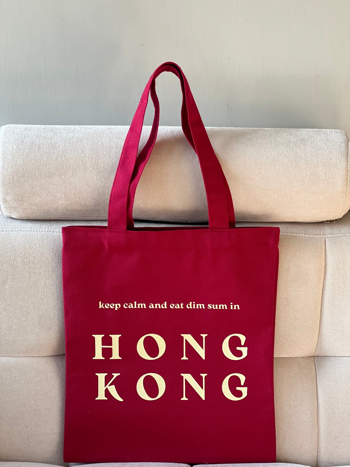 Keep Calm & Eat Dim Sum Totebag