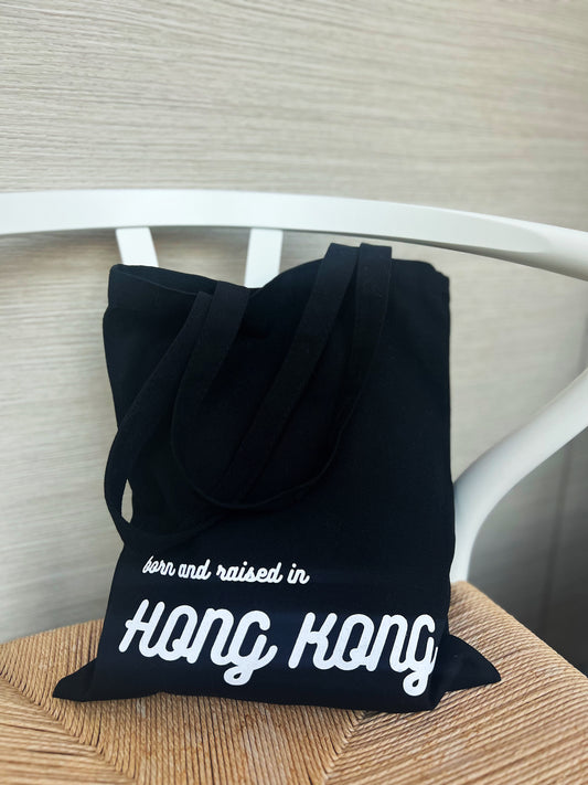 Born and raised in Hong Kong Totebag